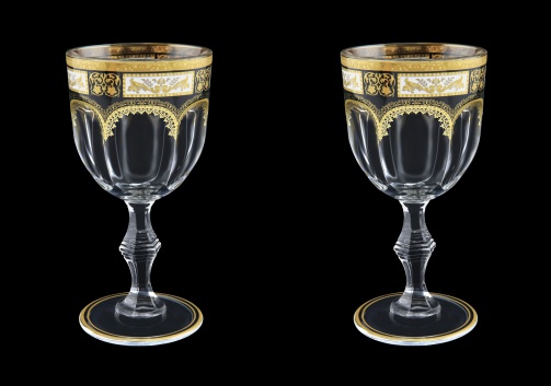 Provenza C2 F0016 Wine Glasses 230ml 2pcs in Diadem Golden Black (F0016-0012=2)