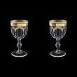 Provenza C3 F0016 Wine Glasses 170ml 2pcs in Diadem Golden Black (F0016-0013=2)