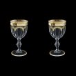 Provenza C3 F0016 Wine Glasses 170ml 2pcs in Diadem Golden Black (F0016-0013=2)