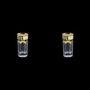 Provenza B5 F0016 Liqueur Tumblers 50ml 2pcs in Diadem Golden Black (F0016-0005=2)