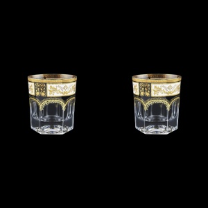 Provenza B3 F0016 Whisky Glasses 185ml 2pcs in Diadem Golden Black (F0016-0003=2)