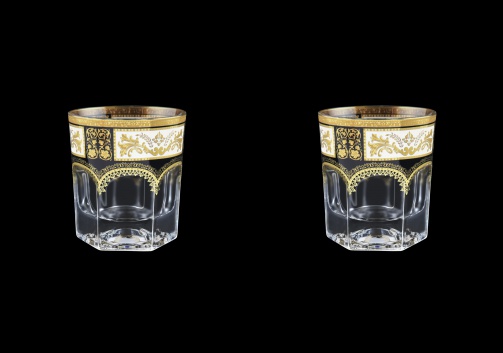 Provenza B3 F0016 Whisky Glasses 185ml 2pcs in Diadem Golden Black (F0016-0003=2)