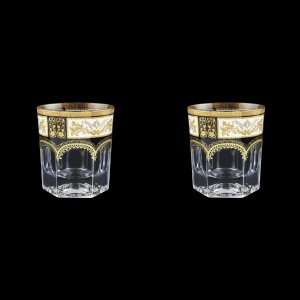 Provenza B2 F0016 Whisky Glasses 280ml 2pcs in Diadem Golden Black (F0016-0002=2)