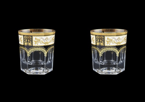 Provenza B2 F0016 Whisky Glasses 280ml 2pcs in Diadem Golden Black (F0016-0002=2)