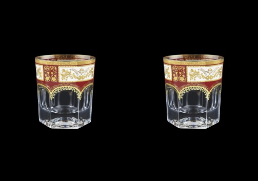 Provenza B3 F0012 Whisky Glasses 185ml 2pcs in Diadem Golden Red (F0012-0003=2)