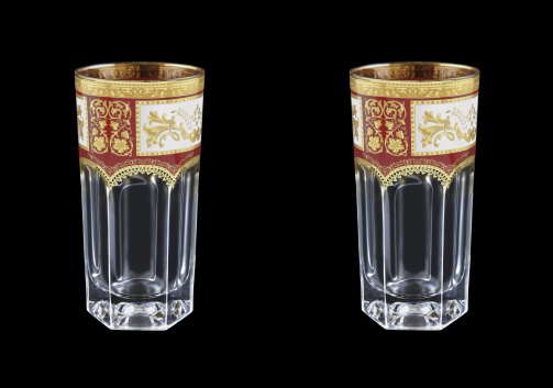 Provenza B0 F0012 Water Glasses 370ml 2 pcs in Diadem Golden Red (F0012-0000=2)