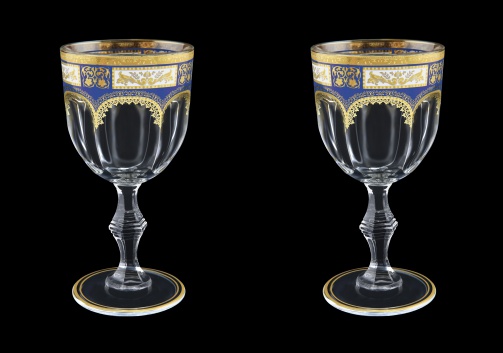 Provenza C2 F0013 Wine Glasses 230ml 2pcs in Diadem Golden Blue (F0013-0012=2)