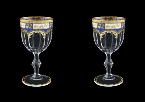 Provenza C3 F0013 Wine Glasses 170ml 2pcs in Diadem Golden Blue (F0013-0013=2)