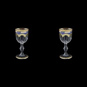 Provenza C5 F0013 Liqueur Glasses 50ml 2pcs in Diadem Golden Blue (F0013-0015=2)