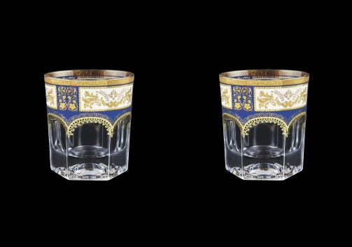 Provenza B2 F0013 Whisky Glasses 280ml 2pcs in Diadem Golden Blue (F0013-0002=2)