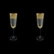 Macassar CFL 65 Champagne Flutes 170ml 2pcs in Allegro Golden Light (65-9010/2/L)