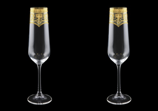 Strix CFL SELK Champagne Flute in Flora´s Empire G. Crystal L, 200ml, 2pcs (20-2210/2/L)