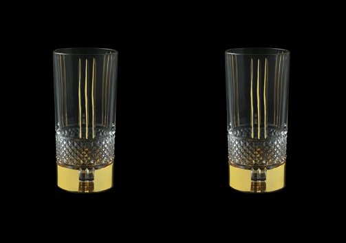Brillante B0 A00GG Water Glasses 370ml, 2pcs in Gold+KCR (A00GG-0C00-KCR=2)