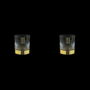 Brillante B2 A00GG Whisky Glasses 340ml, 2pcs in Gold+KCR (A00GG-0C02-KCR=2)