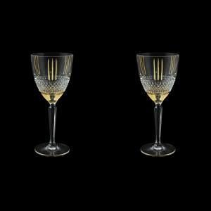 Brillante C2 A00GG Wine Glasses 290ml, 2pcs in Gold+KCR (A00GG-0C12-KCR=2)