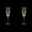 Brillante CFL A00GG Champagne Flutes 190ml 2pcs in Gold+KCR (A00GG-0C10-KCR=2)