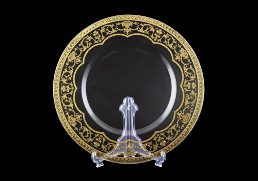 Rialto CP RELK Cake Plate d35cm 1pc in Flora´s Empire Golden Crystal L. (20-932/L)