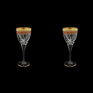 Trix C2 TEGR Wine Glasses 240ml 2pcs in Flora´s Empire Golden Red Decor (22-563/2)