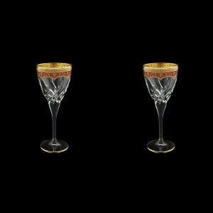 Trix C2 TEGR Wine Glasses 240ml 2pcs in Flora´s Empire Golden Red Decor (22-563/2)