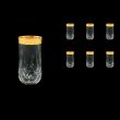 Opera B0 ONGC Water Glasses 350ml 6pcs in Romance Golden Classic Decor (33-237)