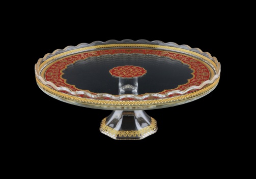 Kairos CPK KEGR Cake Plate d32cm, 1pc in Flora´s Empire Golden Red L. (22-5D76/L)