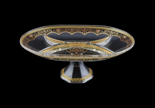 Rheia MDK REGB Four-Bowl 33,6x25cm, 1pc in Flora´s Empire Golden Black L. (26-5I20/L)