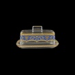 Victoria DO VEGC Butter Dose 14,5x12cm, 1pc in Flora´s Empire Golden Blue L. (23-5K0F/L)