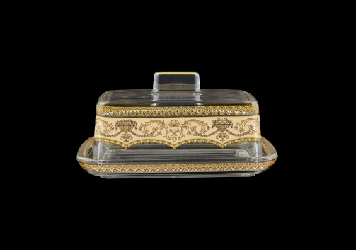 Victoria DO VEGI Butter Dose 14,5x12cm, 1pc in Flora´s Empire Golden Ivory L. (25-5K0F/L)