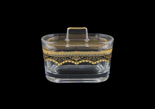 Victoria DO VEGB Sugar Dose 12,6x9cm, 1pc in Flora´s Empire Golden Black L. (26-5K0G/L)