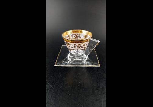 Fusion CA FEGW Cup Cappuccino 190ml 1pc in Flora´s Empire Golden White Decor (21-244)