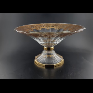 Doge MOA F0020 Large Bowl d34cm 1pc in Natalia Golden Crystal (F0020-1A21)