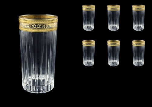 Timeless B0 65 Water Glasses 440ml 6pcs in Allegro Golden Light Decor (65-0800/L)