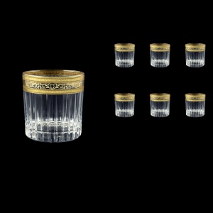 Timeless B2 TALK Whisky Glasses 360ml 6pcs in Allegro Golden Light Decor (65-0802/L)