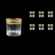Timeless B2 65 Whisky Glasses 360ml 6pcs in Allegro Golden Light Decor (65-0802/L)
