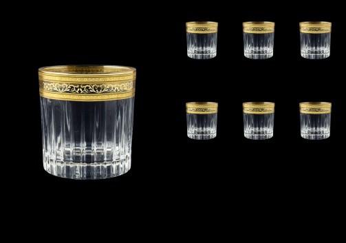 Timeless B3 65 Whisky Glasses 313ml 6pcs in Allegro Golden Light Decor (65-0803/L)