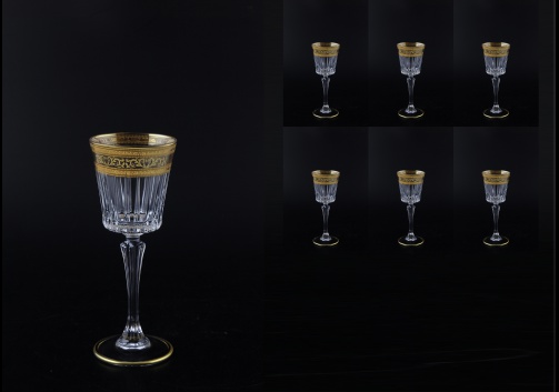 Timeless C5 65 Liqueur Glasses 110ml 6pcs in Allegro Golden Light Decor (65-0815/L)