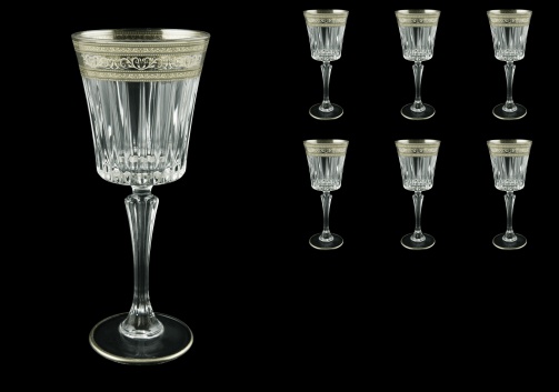 Timeless C2 65-1 Wine Glasses 298ml 6pcs in Allegro Platinum Light Decor (65-1/0812/L)