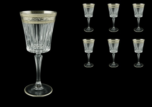 Timeless C3 TASK Wine Glasses 227ml 6pcs in Allegro Platinum Light Decor (65-1/0813/L)