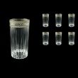 Timeless B0 65-1 Water Glasses 440ml 6pcs in Allegro Platinum Light Decor (65-1/0800/L)