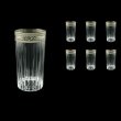 Timeless B0 65-1 Water Glasses 440ml 6pcs in Allegro Platinum Light Decor (65-1/0800/L)